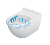 Parete Duravit - WC Starck 3 540 mm lavabo profondo, fissaggio nascosto, riml...