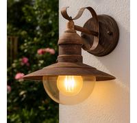 Parete Esterno Lampada Luce Spot Inox Patina-Oro Giardino Cortile Illuminazione [EEK: Non valutato]