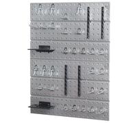 Parete forata portautensili in metallo con set di ganci parete forata staffe ...