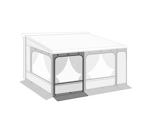 Parete frontale di ricambio fiamma front panel light per verande privacy room 200 cm