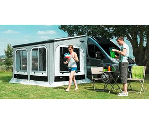 Parete frontale per tendalino thule residence g3 per ducato, jumper e boxer h2