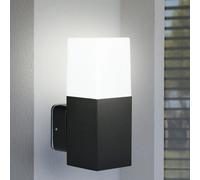 Parete Lampada Alluminio Illuminazione Esterni Balcone Faretto Base Cortile Nero [EEK: Non valutato]