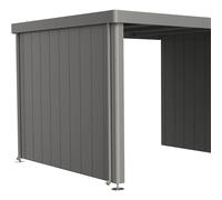Parete laterale per casetta Biohort Neo 3A/3B/3C/3D grigio scuro Grigio quarzo metallizzato