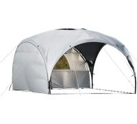 Parete laterale wecamp per gazebo sunshade 4 pezzi grigio chiaro