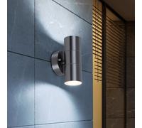 Parete LED Spot Lampada Up Down Giardino Illuminazione Esterni Faretto Inox Hof [EEK: G]