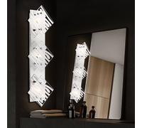 Parete Luce IN Vetro Trasparente Bianco Dekorlinien Design Dormire Ess Camera [EEK: Non valutato]