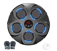 Parete Musica Boxe Pad, Montabile A Parete Gioco di Boxe - A Parete Macchina di Pugilato Elettronica Senza Fili Musica Boxing Scopo - Intelligente Training Machine con Velocità Regolabile per Casa