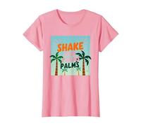 Parete per Feste sulla Spiaggia Tropicale Shake Your Palms Palms Maglietta, Donna, Rosa, 3XL