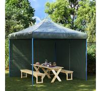vidaXL Tentwanden 2 st met ritssluiting PE groen