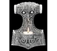 Parete Porta Tealight - Vichingo Thor's Martello - Fantasy Decorazione 19,5cm