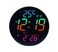 Parete RGB 253mm Display Vivi Parete RGB 253mm Display Vivi(A) | Sincronizzazione wireless automatica, per tempo sempre per preciso, nessun per ajuste manuale, display RGB vivace, sensore