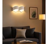 Parete Spot Lampada 2-flammig Vano Luce Scale Casa Corridoio Osram Big Luce