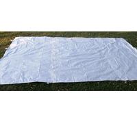 PARETE TELO LATERALE PER GAZEBI 4,00X2,20 MT CON ASOLE SCRETCH E CERNIERE