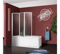 Parete vasca sopravasca pieghevole cm.133