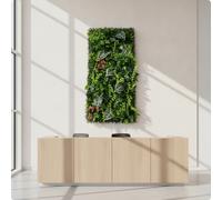 Parete Verde Artificiale Decorativo Siepe Finta Rettangolare Flessibile