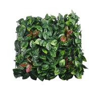 Parete verde artificiale Paesaggio Giardino domestico Decorazione giungla Piante finte Appese Erba Verde Pannelli murali Decorazione recinzione giardino(ColorF)