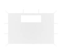Pareti con Finestre per Gazebo 2 pz Bianche