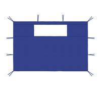 Pareti con Finestre per Gazebo 2 pz Blu