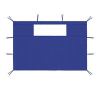 Pareti con Finestre per Gazebo 2 pz Blu