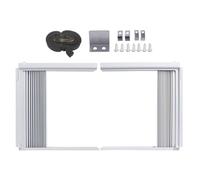 Pareti laterali CA: pareti laterali in acrilico ventilate e isolate, rimovibile sigillato, schermatura AC da parete | barriera acrilica protettiva per il posto di lavoro, hotel, ufficio e