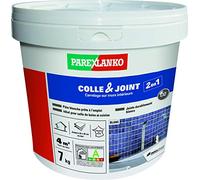Parexlanko 03136 Colla e Guarnizione Piastrelle, Bianco, 7KG
