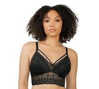 Parfait Lingerie, Bralette di Pizzo Imbottita Senza Ferretto, Nero,5E