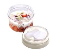 Parfait Yogurt: 650 Ml Di Barattoli Di Insalata Di Avena Portatile Con Maniglie | Tazza Di Contenitori Di Avena | Yogurt Parfait Cups | Set Di Pentola Di Yogurt Riutilizzabile | CEREAL CUP CON