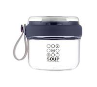 Parfait Yogurt: 650 Ml Di Barattoli Di Insalata Di Avena Portatile Con Maniglie | Tazza Di Contenitori Di Avena | Yogurt Parfait Cups | Set Di Pentola Di Yogurt Riutilizzabile | CEREAL CUP CON