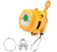 Parfaour Bilanciatore a molla retrattile, resistente strumento di bilanciamento a molla, 30-40 kg, riavvolgicavo in acciaio per montaggio, supporto per attrezzi con fune metallica, gancio