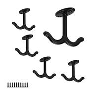 PARFCO Gancio da Soffitto, 5 Pezzi Gancio da Soffitto per Piante，Design a Doppio Artiglio, Ganci Termoarredo Bagno Adatto per Ventilatori da Soffitto, Cesti di Fiori, Mensole, Lanterne