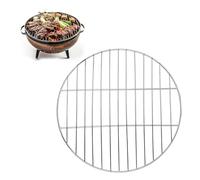 PARFCO Griglie per Barbecue, Griglia Acciaio Inox, Diametro 30 cm Graticola per Barbecue, Robusto Griglie Barbecue Leggere, Argento, da Utilizzare in Campeggio, Picnic, Barbecue in Giardino
