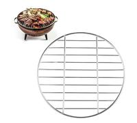 PARFCO Griglie per Barbecue, Griglia Acciaio Inox, Diametro 30 cm Graticola per Barbecue, Robusto Griglie Barbecue Leggere, Argento, da Utilizzare in Campeggio, Picnic, Barbecue in Giardino