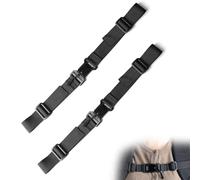 PARFCO Spallacci per Zaino, 65 x 2,5 cm, 2 Pezzi Magnetico Zaino Spalla Regolabile Cinghie, Nylon Regolabile Cinghie Zaino, Cinghia Toracica Zaino Nero, per Zaini Scolastici Zaini Sportivi