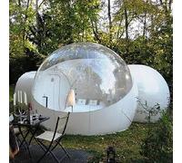 PARFCO Tenda a Bolle, 4m Cupola Gonfiabile Bubble House Trasparente, Tenda da Esterno per Campeggio Cortile, Grandi Tende per Famiglie per Hotel, Campeggio, Matrimonio, Vetrina