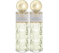 PARFUMS SAPHIR Agua de Mayo - Eau de Parfum con Vaporizzatore da Donna - 200 ml (Confezione da 2)