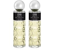 PARFUMS SAPHIR Agua de Mayo, Eau de Parfum con Vaporizzatore Per Uomo, 200 Ml (Confezione da 2)