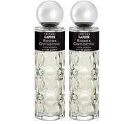 PARFUMS SAPHIR Boxes Dynamic - Eau De Parfum Con Vaporizzatore Per Uomo, 200 ml (Confezione da 2)