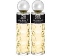 PARFUMS SAPHIR Tierra de Saphir, Eau de Parfum con Vaporizzatore da Uomo, 200 Ml (Confezione da 2)