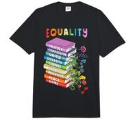 Pari Diritti Libri Gentilezza Pace Amore Inclusione Comfort Colors Adult Heavyweight T-Shirt