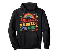 Pari diritti Rainbow LGBT Pride - Gay Ally LGBTQ Pride Month Felpa con Cappuccio