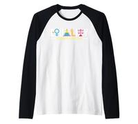 Pari diritti Rainbow LGBT Pride - Gay Ally LGBTQ Pride Month Maglia con Maniche Raglan