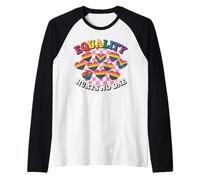 Pari diritti Rainbow LGBT Pride - Gay Ally LGBTQ Pride Month Maglia con Maniche Raglan