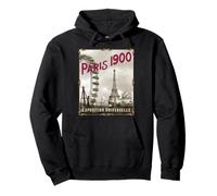 Parigi 1900 Esposizione Universelle (Fiera Mondiale di Parigi) Felpa con Cappuccio