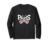 Parigi Butterfly - Personalizzato Carino Nome Word Art Maglia a Manica