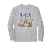 Parigi Francia Punti di Riferimento Acqu Maglia a Manica