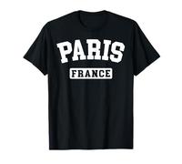 Parigi Francia Summer Love College University Style Souvenir Maglietta