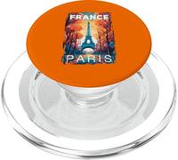 Parigi Francia Torre Eiffel In Autunno Romantico PopSockets PopGrip per MagSafe