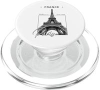 Parigi Francia Torre Eiffel minimalista souvenir di viaggio PopSockets PopGrip per MagSafe