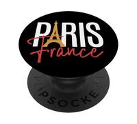 Parigi Francia Torre Eiffel Script PopSockets PopGrip Adesivo