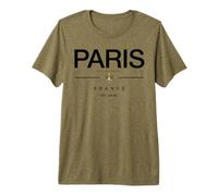 Parigi Francia Vacanze a Parigi Regalo Parig Maglietta Premium